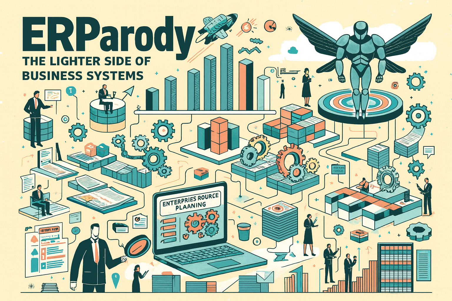 Preview image for ERP stories: the lighter side of business systems