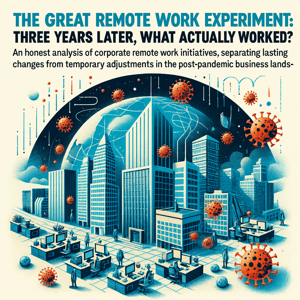 The Great Remote Work Experiment: Three Years Later, What Actually Worked?